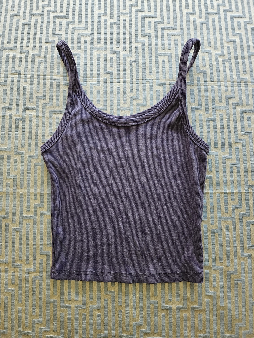 Classic Ribbed Tank Top - Navy - Picture 3 of 6